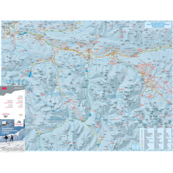Winter hiking, snowshoeing and sledging