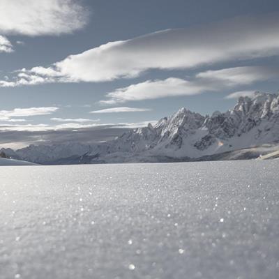 Snežne odeje Tre Cime Dolomiti
