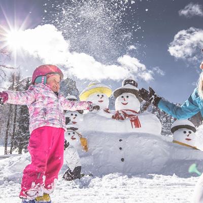 Vacanza sciistica con bambini a 3 Cime Dolomiti