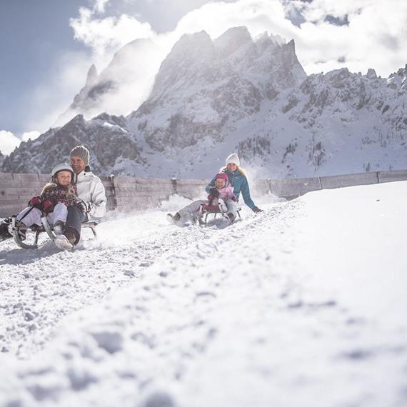 Tobogganing