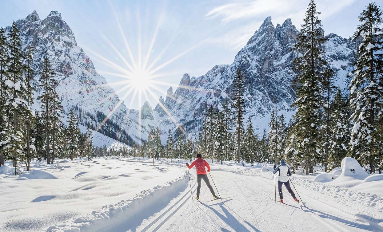 Sci di fondo nella zona delle 3 Cime nelle Dolomiti | © Wisthaler, San Candido Sci di fondo nella zona delle 3 Cime nelle Dolomiti | © Wisthaler, San Candido