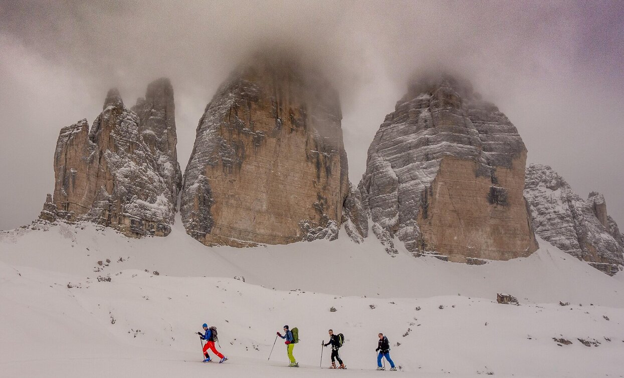 Skitour Drei Zinnen | © Alpinschule Sexten Drei Zinnen, Sesto Skitour Drei Zinnen | © Alpinschule Sexten Drei Zinnen, Sesto