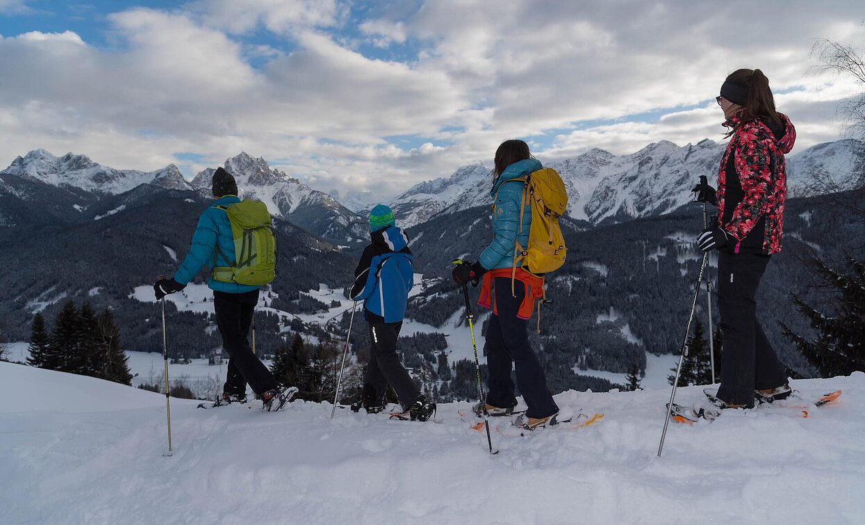 Escursione con le ciaspole | © H.Oberhofer, Villabassa Escursione con le ciaspole | © H.Oberhofer, Villabassa