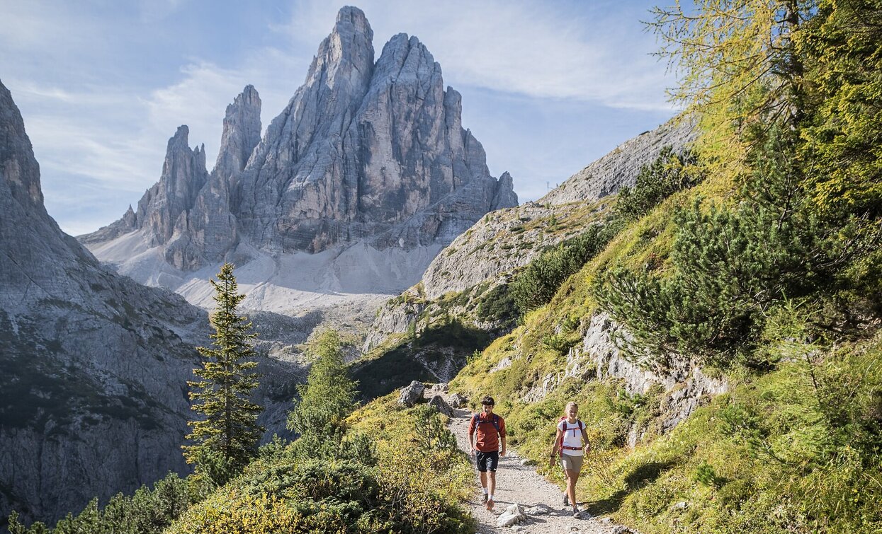 Descent from Zsigmondyhütte hut | © Sesto Descent from Zsigmondyhütte hut | © Sesto